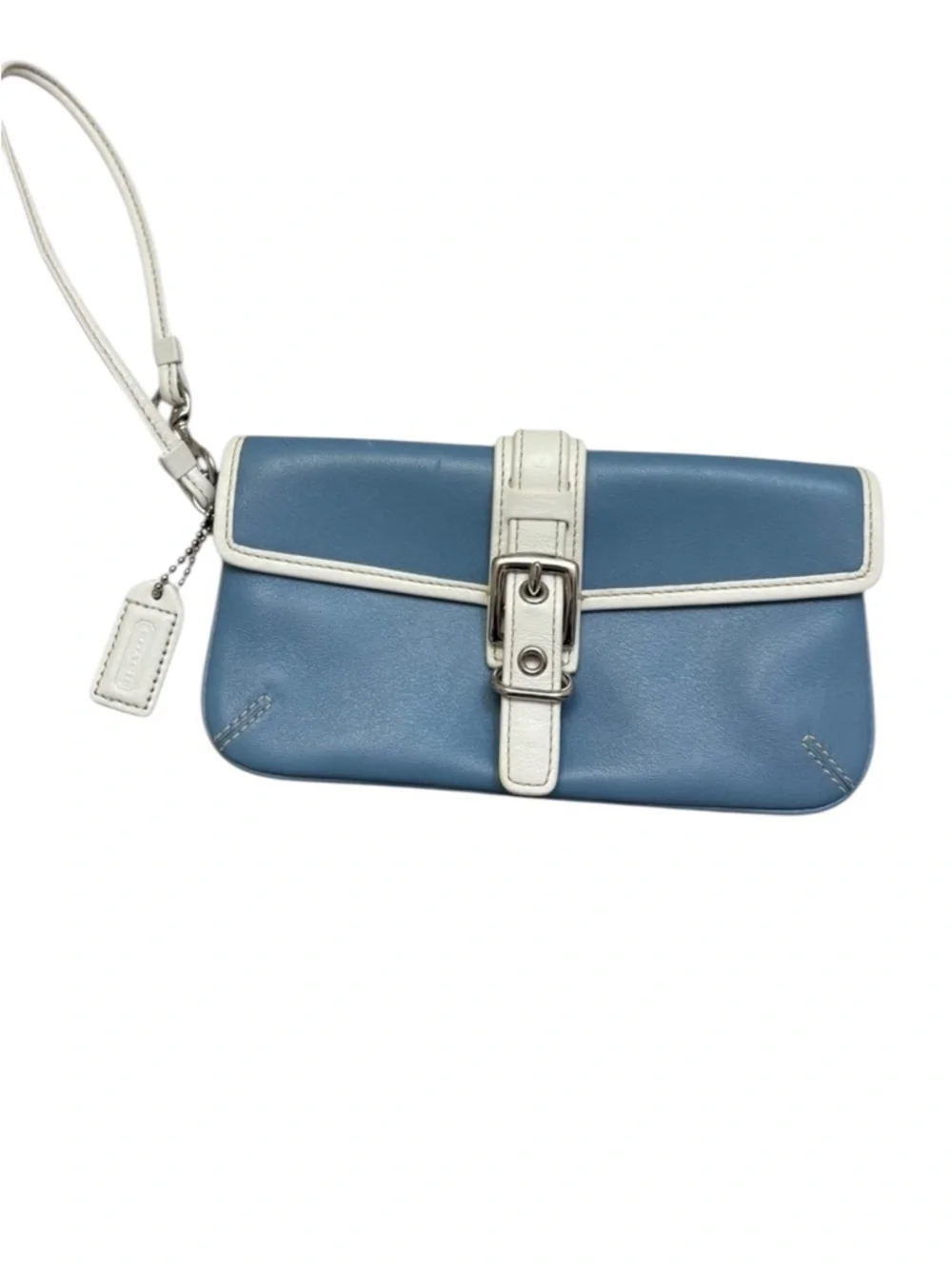 Coach rare vintage Y2K Hamptons soho buckle wristlet clutch bag